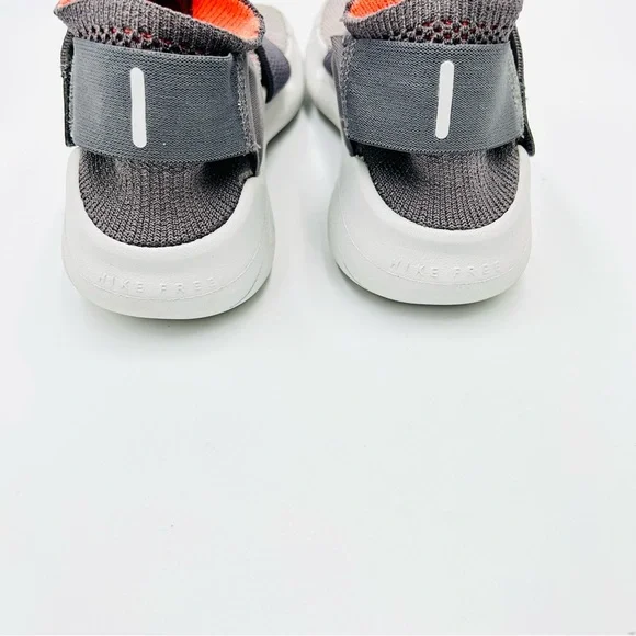 Nike shoes Free RN Motion Flyknit Running Shoes gray and orange Women Size 7.5 - Picture 9 of 10